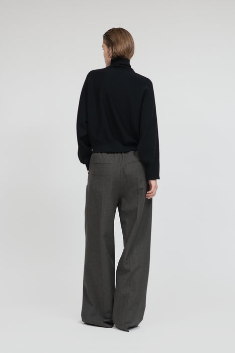 Wool Serge Slacks_Khaki