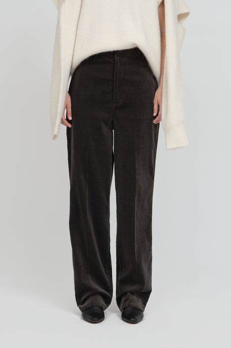 Finx Cotton Slacks_Smoky Gray