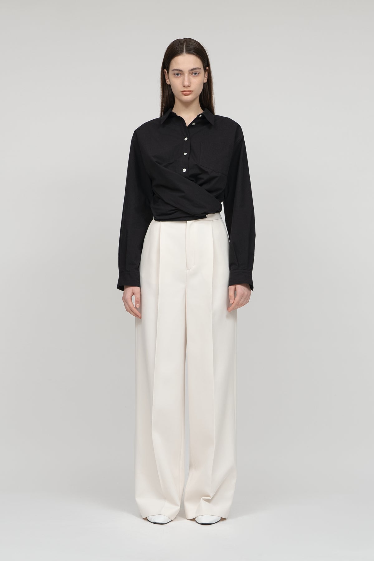 Triple Twill Trousers_Ivory– IIROT