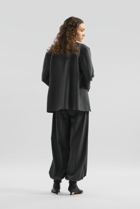 ※035 Double-Weave Jacket_Middle Gray