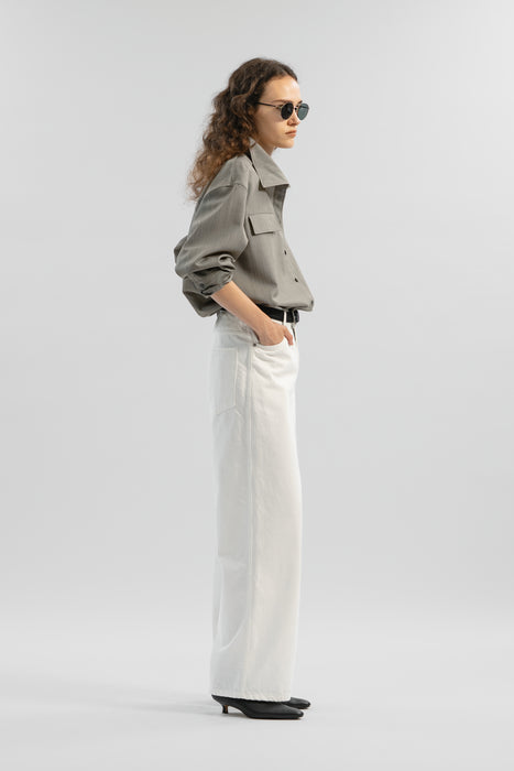 Windsor Collar Shirt_White