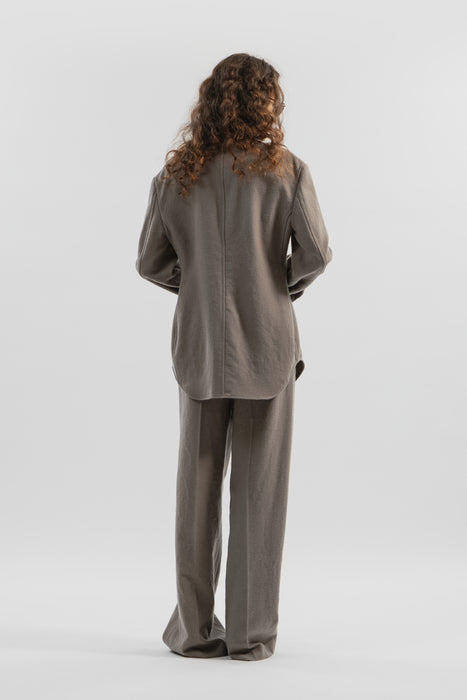 Dry Wool Shirts_Sand Beige