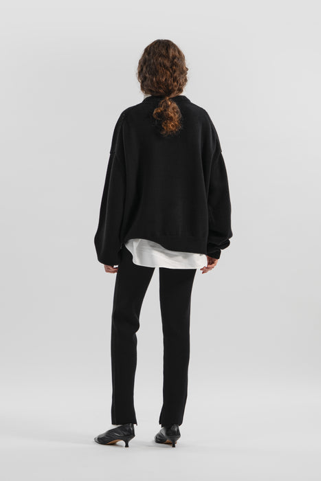 36 Cashmere Blend Knit Leggings_Mocha