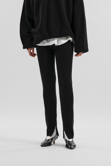 36 Cashmere Blend Knit Leggings_Mocha