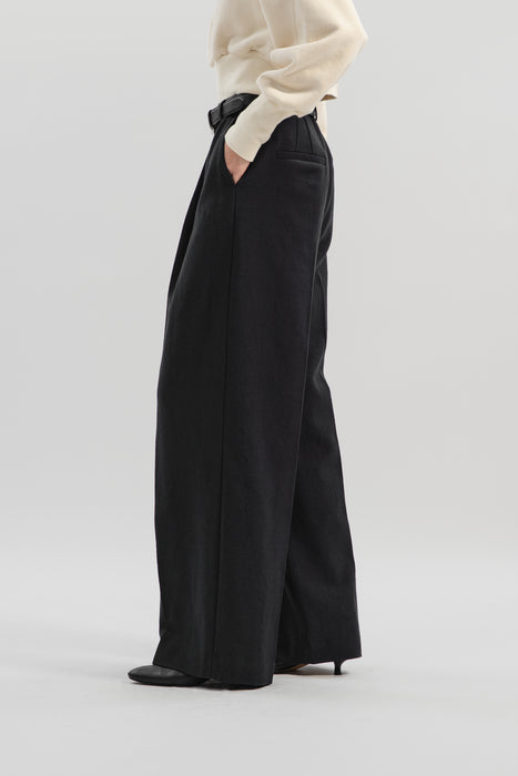 Dry Wool Trousers_Sand Beige