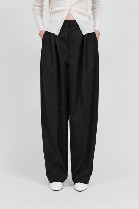 ※033-T/W Tropical Tuck Trouser_Gray