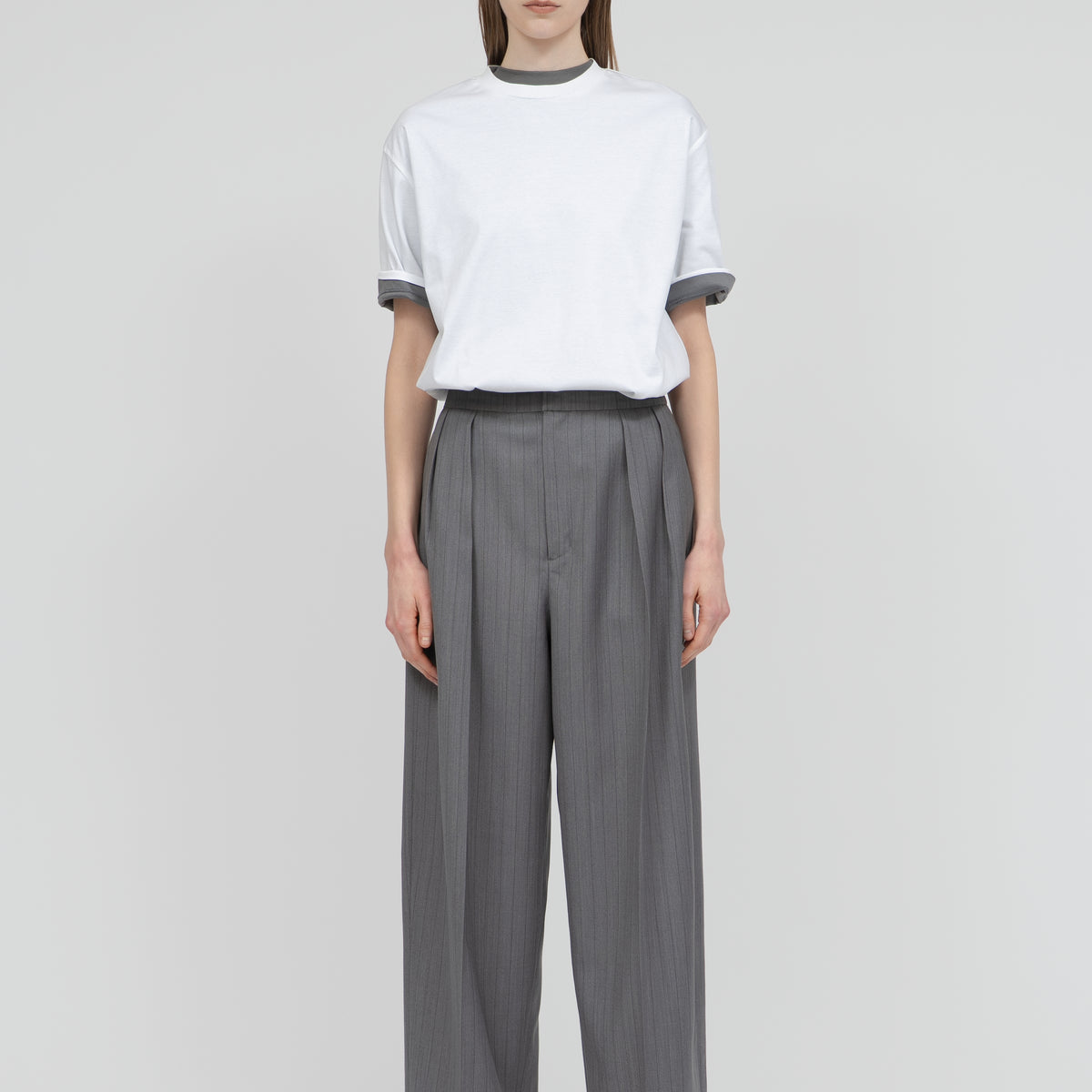 T/W Tropical Tuck Trouser_Gray– IIROT