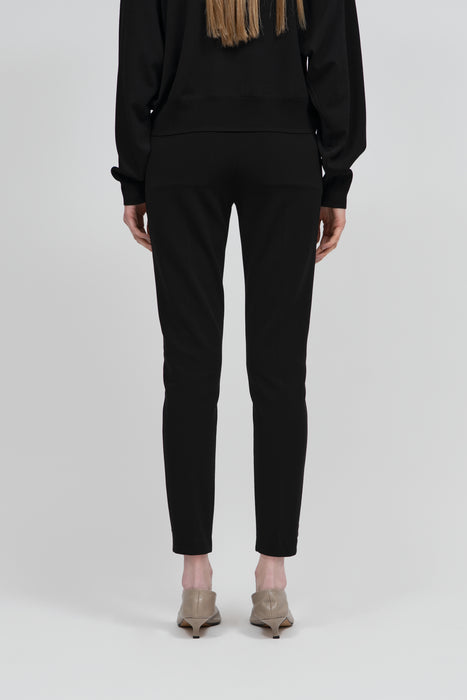 Wool Balloon Trousers_Black