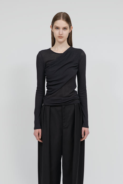 033-Skin Touch Long Sleeve_Cerulean Blue