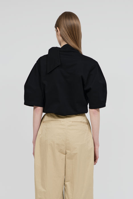 Pure Organic Cotton Blouse_Black