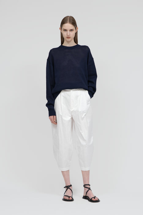 Cotton Knit P/O_Navy