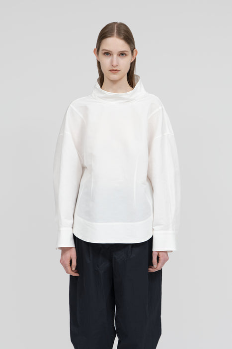 Paper Folding Blouse_White