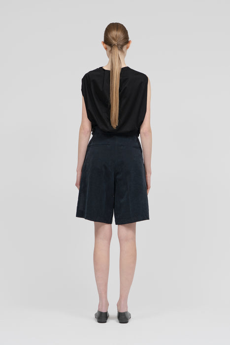 Light Sheer Half Pants_Black