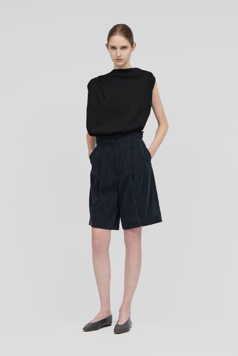 Light Sheer Half Pants_Ecru