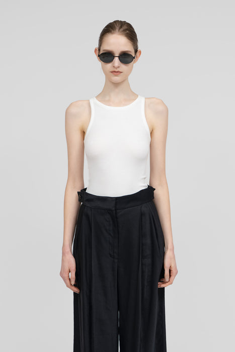 Rib Tank Top_White