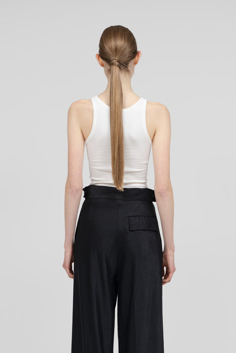 Rib Tank Top_White