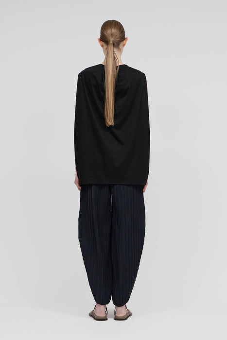 Circle Cotton Tops_Black