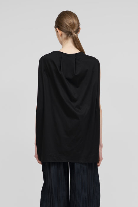 Circle Cotton Tops_Black