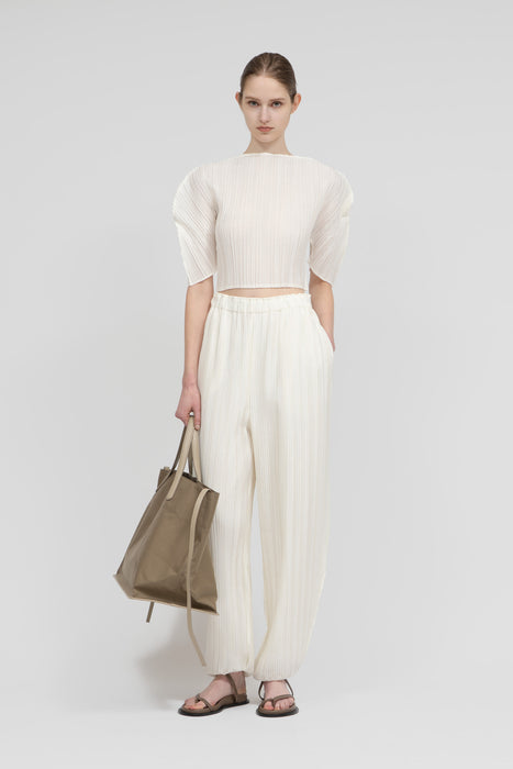 Pleats Carve Tops_White