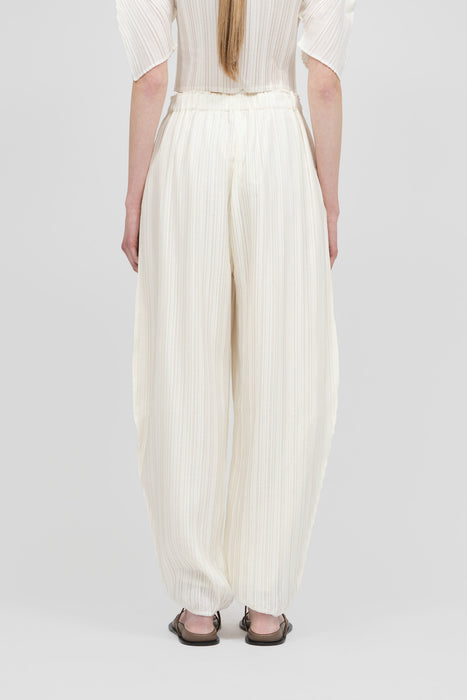 Pleats Easy Pants_White