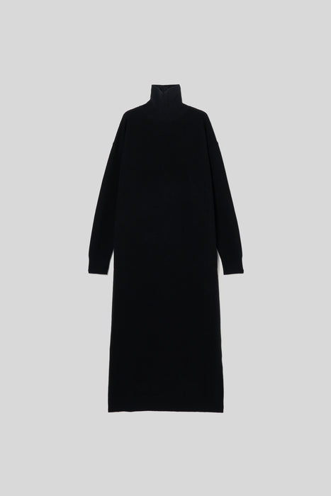 Tasmania Lam Turtle Knit Dress_Ivory