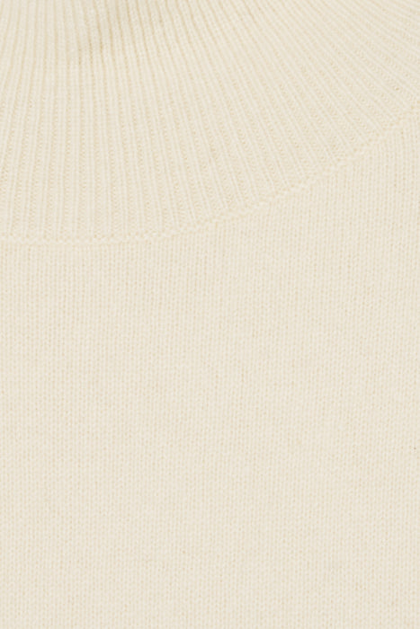 Tasmania Lam Turtle Knit Dress_Ivory