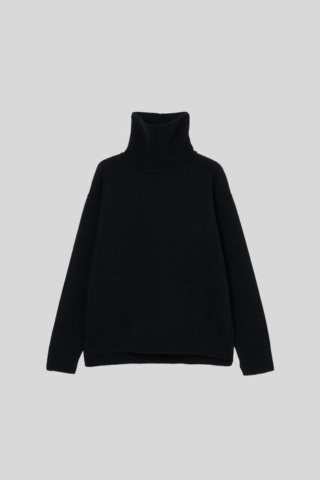 Tasmania Lam Turtle Knit_Burgundy