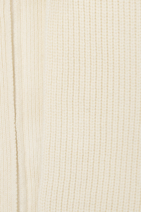 Tasmania Lam Zip Jacket_Ivory