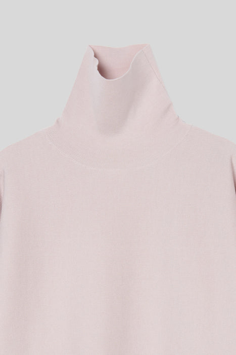 Wool Silk Turtle Knit_Pale Pink