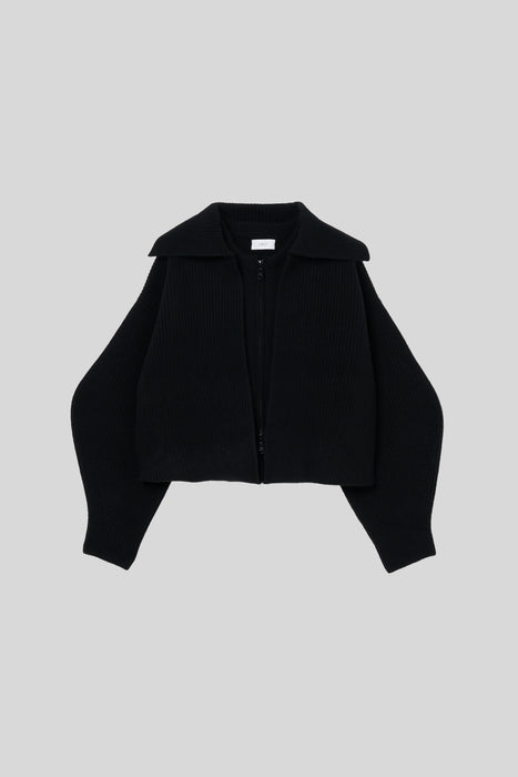 Tasmania Lam Zip Jacket_Ivory