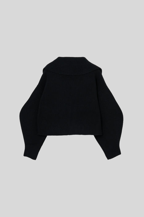 Tasmania Lam Zip Jacket_Black