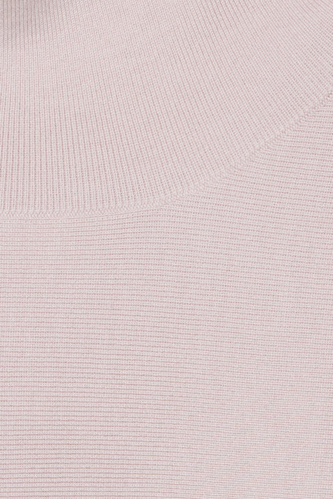 Wool Silk Turtle Knit_Pale Pink