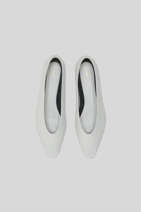 Cover Flat Shoes_White
