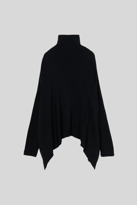 Square Box Knit_Black