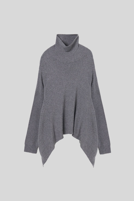 Square Box Knit_Gray