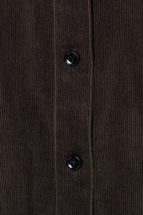 FinxCotton Corduroy Shirt_Smoky Gray