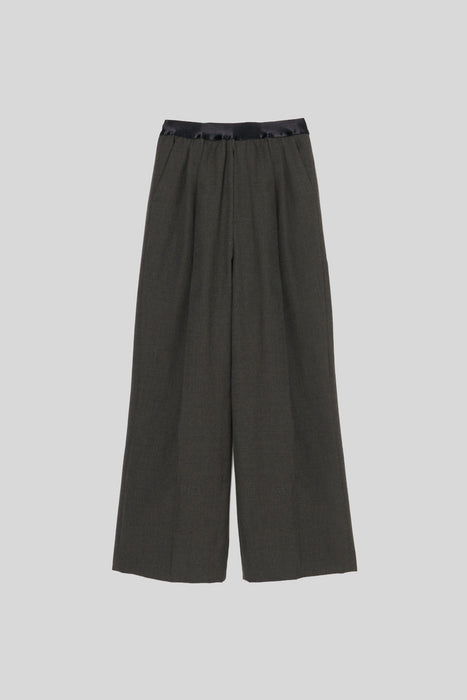 Wool Serge Slacks_Black