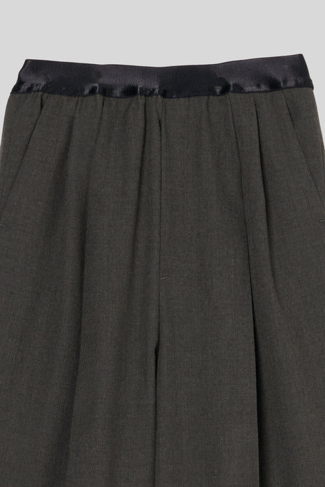 Wool Serge Slacks_Khaki