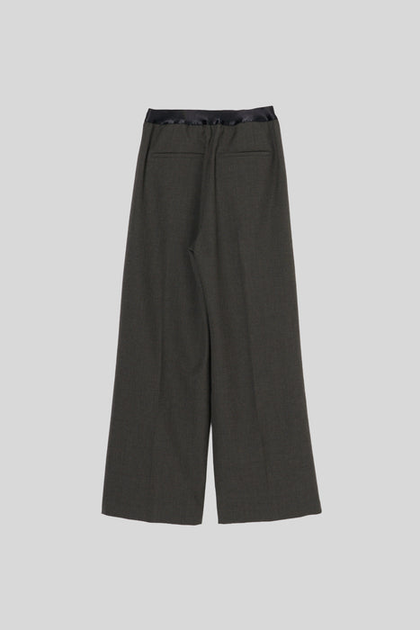 Wool Serge Slacks_Khaki