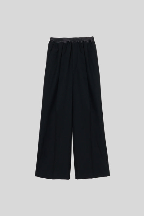 Wool Serge Slacks_Black