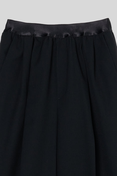 Wool Serge Slacks_Black