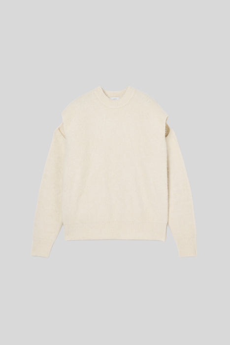 Alpaca gimmick Knit_Black