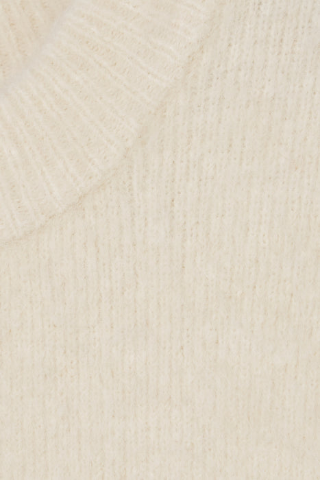 Alpaca gimmick Knit_Off White