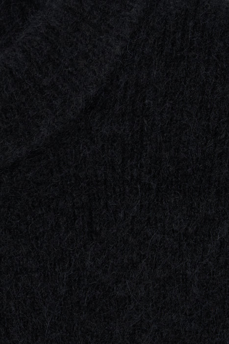 Alpaca gimmick Knit_Black