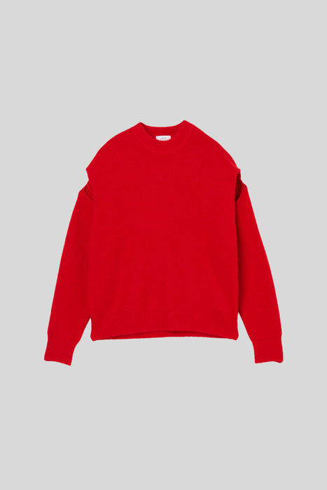 Alpaca gimmick Knit_Black