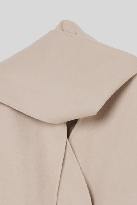 【ストア限定】Extra fine Merino Wool Coat_Taupe