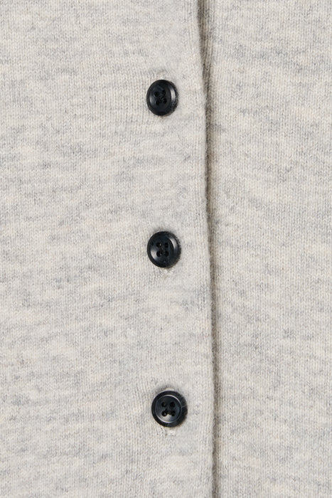 Cashmere Polo Knit_Light Gray