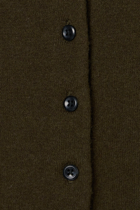 Cashmere Polo Knit_Olive