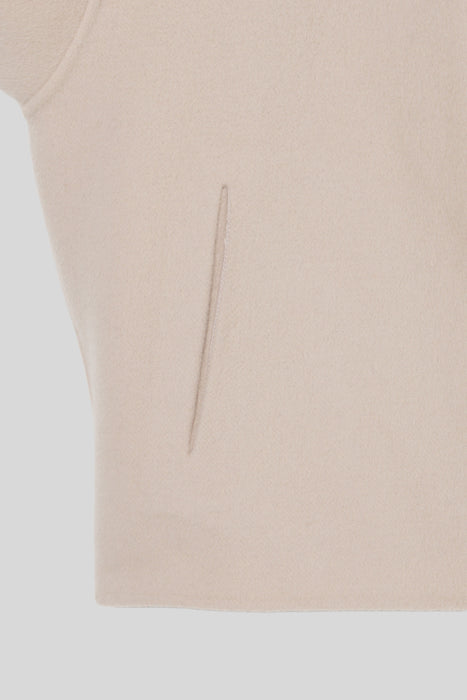 【ストア限定】Extra fine Merino Wool Coat_Taupe