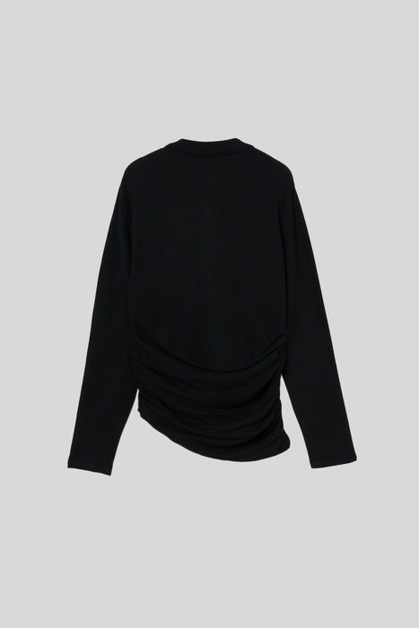 Cashmere Polo Knit_Black